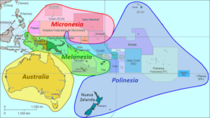 Isla Melanesia continente Oceania