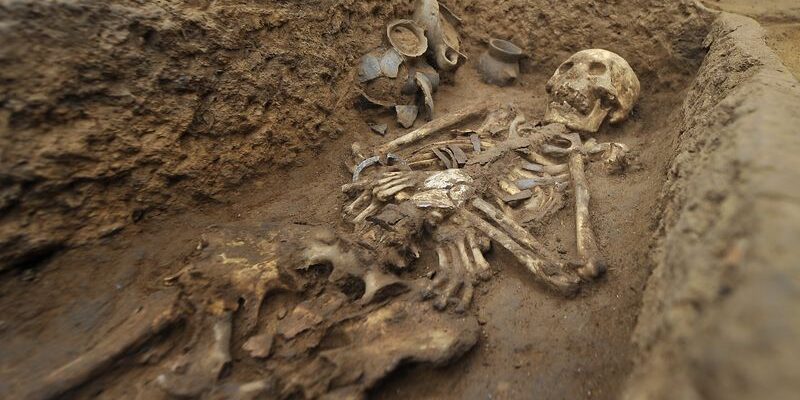 Cementerio de "gigantes" encontrado en China